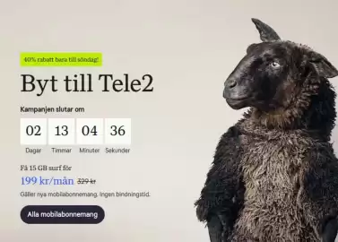 Tele2 reklamblad Sida 1
