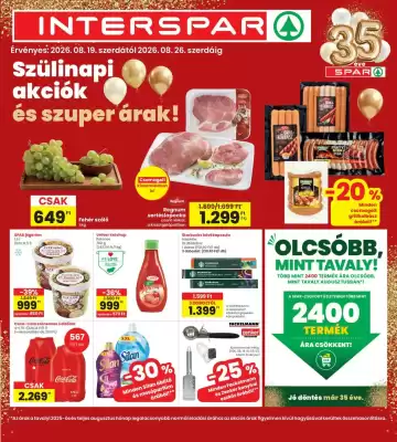 Interspar akciós újság