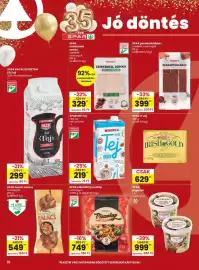 Spar akciós újság hét 34 Oldal 10: Spar csirkemell sonka €329,00, Spar uht tej €219,00