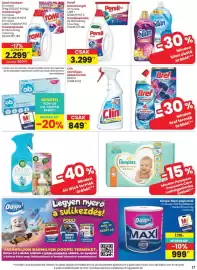 Spar akciós újság hét 34 Oldal 17: Persil mosószer €3.299,00, O.b. tampon