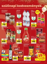 Spar akciós újság hét 34 Oldal 3: Eduscho instant kávé €1.199,00, Univer ketchup €999,00