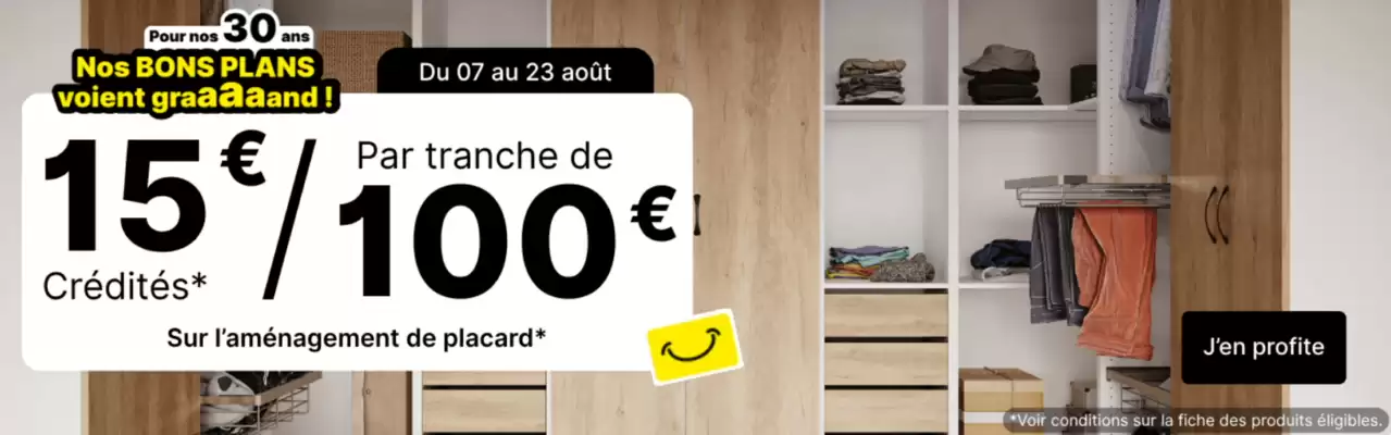 L'entrepôt du bricolage (valable jusqu'au 23-08)