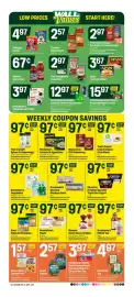 Super 1 Foods weekly ad week 33 Page 2: Brookshire's Beans Or Blackeye Peas €0,97, Brookshire's Vegetables €0,97