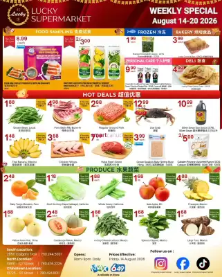 Lucky Supermarket flyer (valid until 20-08)