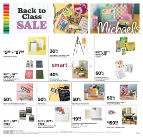 Michaels flyer week 33 Page 1