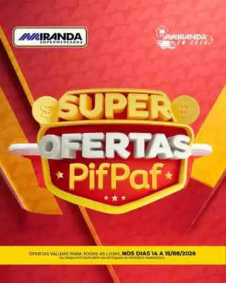 Folheto Miranda Supermercados (válido até 15-08)