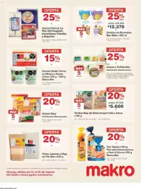 Catálogo Makro semana 33 Página 10: Aro Quesos Doble Crema en Bloque y Queso Crema €450,00, Arepas y Tortillas Aro €2.250,00