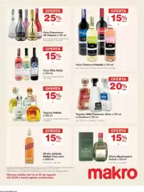 Catálogo Makro semana 33 Página 20: Tequilas Patrón, Tequilas 1800 Reposado, Silver y Cristalino