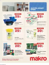 Catálogo Makro semana 33 Página 27: Geopack platos portacomidas contenedores y cuchillos
