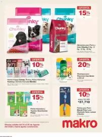 Catálogo Makro semana 33 Página 32: Can Amor Shampoo para Mascotas €450,00, Petys Paños Húmedos y Tapetes Absorbentes €750,00
