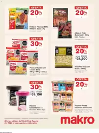 Catálogo Makro semana 33 Página 7: Zenú Papas Delgadas y en Cascos €600,00, Frikó filete de pechuga bbq €150,00