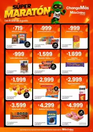 Catálogo Changomas semana 33 Página 2: Maíz inflado check €999,00, Chocolinas - galletitas chocolinas €1.699,00