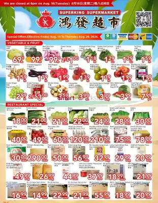 Superking Supermarket flyer (valid until 20-08)
