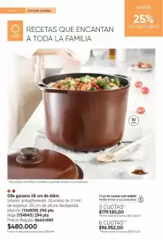 Catálogo Avon Página 23: La familia - olla guisera 28 cm de diám. roja €480.000,00