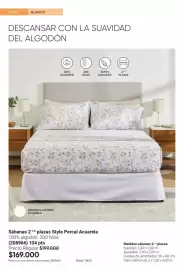 Catálogo Avon Página 40: Descansar - sábanas 2 plazas style percal acuarela (208964) €169.000,00