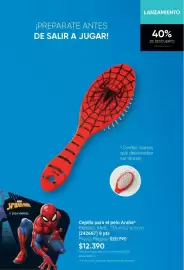 Catálogo Avon Página 53: Spiderman - cepillo para el pelo araña (242667) €12.390,00