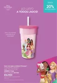 Catálogo Avon Página 67: Vaso con tapa y sorbete princesa* (208881) €16.900,00