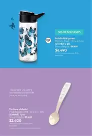 Catálogo Avon Página 76: Botella mariposas (210180) €6.490,00, Cuchara elefante (208905) €2.400,00