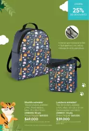 Catálogo Avon Página 77: Mochila animales y lunchera animales €39.000,00