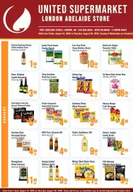 United Supermarket flyer week 33 Page 1