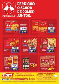Tabloide Fort Atacadista Página 2: Montana - hambúrguer perdigão misto €1,09, Perdigão - mini chicken de frango €18,99