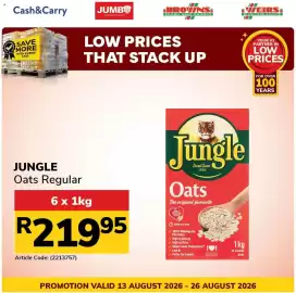 Jumbo catalogue Page 5: Jungle Oats Regular €219,95