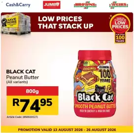 Jumbo catalogue Page 6: Black Cat Peanut Butter €74,95