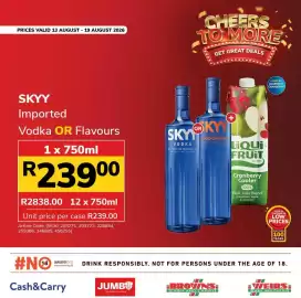 Jumbo catalogue week 33 Page 7: SKYY Vodka €239,00