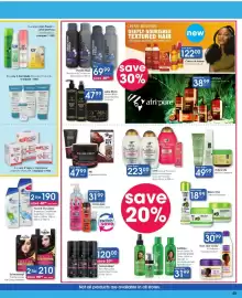 Clicks catalogue Page 23: HR Moulding Hair Gel €47,99, OGX Rescue Fusions or Bond Protein Repair Haircare Products €223,00
