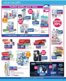Clicks catalogue Page 27: Philips Oral Care Products €221,00, Colgate Total Toothpaste €70,00