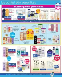 Clicks catalogue Page 28: E45 Cream €75,99, ClicksO dual-phase tissue oil €13,99