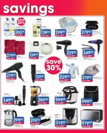 Clicks catalogue Page 3: Kambrook Aspire 8-Litre Digital Air Fryer €1.119,00, Safeway Sandwich Maker €219,00