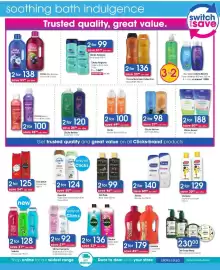 Clicks catalogue Page 30: Satiskin Foam Bath €179,00, Clicks Silky Bubbles Foam Bath €138,00