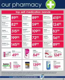 Clicks catalogue Page 39: Calpol Paediatric Suspension €84,99, Strepsils Intensive Spray Cherry Mint €124,00