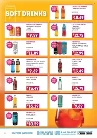Bestway leaflet Page 14: Coca-cola zero sugar €15,49, Monster ultra €11,89
