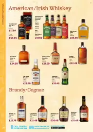 Bestway leaflet Page 20: Courvoisier V.S. Cognac €21,49, Martell V.S. Cognac €22,79