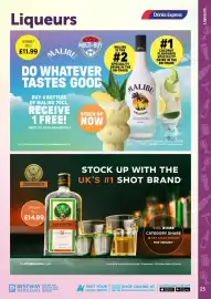 Bestway leaflet Page 25: Malibu rum €11,99
