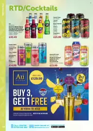 Bestway leaflet Page 34: Smirnoff crush €23,99, Hooch cans €25,99