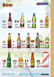 Bestway leaflet Page 39: Red Stripe Jamaican Lager Beer €25,49, Modelo especial €25,49