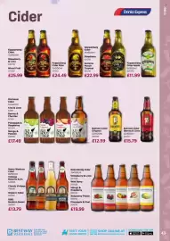 Bestway leaflet Page 43: Koppaberg crisp apple €11,99, Kopparberg cider €25,99