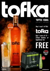 Bestway leaflet Page 8: Tofka toffee vodka €14,99