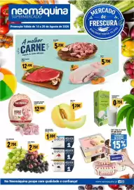 Folheto Neomáquina semana 33 Página 1: Iog Danone Grego Oikos €1,99, Fiambre nobre perna extra €12,99