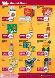 Bestway leaflet Page 14: Brewdog wingman €24,99, Estrella Damm €10,49
