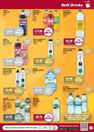 Bestway leaflet Page 19: Volvic natural mineral water €6,79, Rubicon real fruit squash €11,99