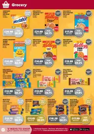 Bestway leaflet Page 22: Kellogg's nutri-grain bar €12,89, Kellogg's rice krispies squares €12,99