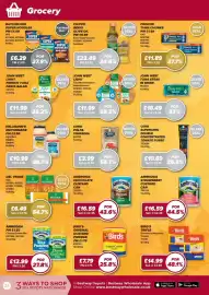 Bestway leaflet Page 24: Cirio polpa finissima €3,99, John west light tuna pasta salad €11,99