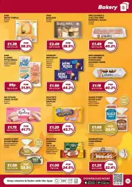 Bestway leaflet Page 25: Cadbury mini rolls €1,59, McVitie's Toasting Waffles €1,29