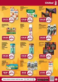Bestway leaflet Page 27: Activia gut health strawberry €10,59, Alpro almond €10,75