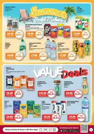 Bestway leaflet Page 3: Best-in juice drink €6,49, Huel daily a-z vitamins €9,29