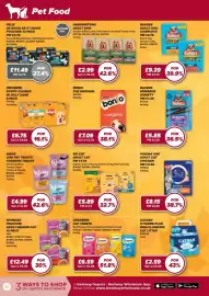 Bestway leaflet Page 30: Harringtons adult dog €2,99, Dreamies cat treats €6,59